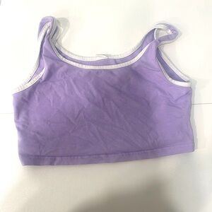 lilac tank top/coverup
